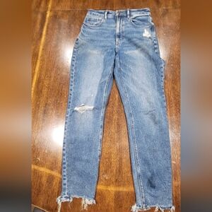 Women's American Eagle Distressed Mom Jean